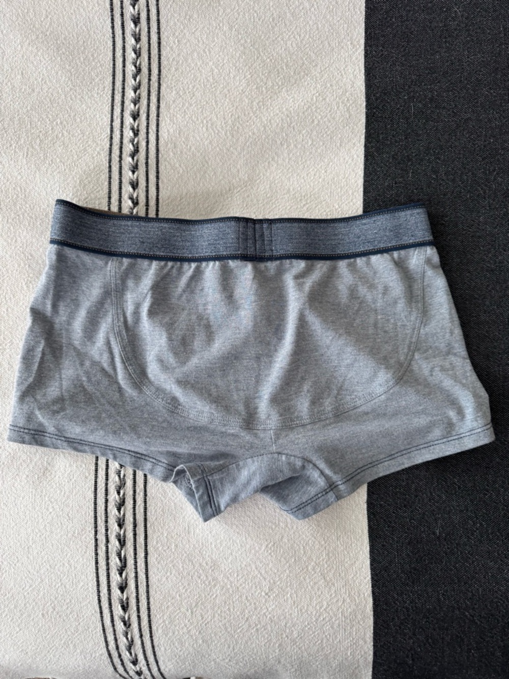Diesel Light Blue Cotton Stretch Boxer Briefs with Branded Waistband size M - Picture 5 of 5